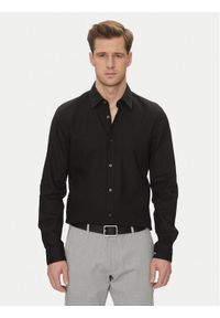 JOOP! Jeans Koszula 15 JJSH-92Hanson2K-W 30045977 Czarny Regular Fit. Kolor: czarny. Materiał: len, bawełna #1