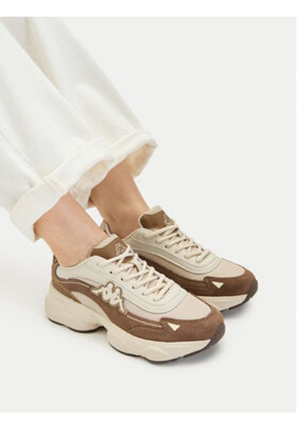 Kappa Sneakersy CEO-WP40-244020Z Beżowy. Kolor: beżowy. Materiał: materiał
