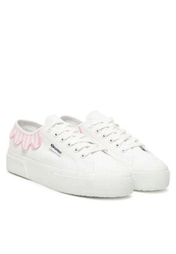 Superga Tenisówki S6135FW 3740 Biały. Kolor: biały. Materiał: materiał