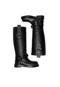 Gino Rossi Kozaki SIDE-682-1695 Czarny. Kolor: czarny. Materiał: skóra #5