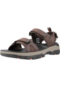 skechers - Sandały Tresmen - Ryer Rozmiar 44 - 205112-CHOC Brązowy. Kolor: brązowy. Materiał: syntetyk, tkanina. Sezon: lato