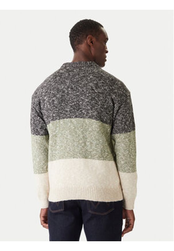 Mustang Sweter Elwood 1016851 Kolorowy Regular Fit. Materiał: syntetyk. Wzór: kolorowy