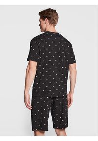 Lacoste Piżama 4H3304 Czarny Regular Fit. Kolor: czarny. Materiał: bawełna #3