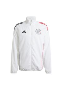 Adidas - Kurtka prezentacyjna Ajax Amsterdam 2025/26. Kolor: wielokolorowy, biały, czarny. Sport: piłka nożna #1