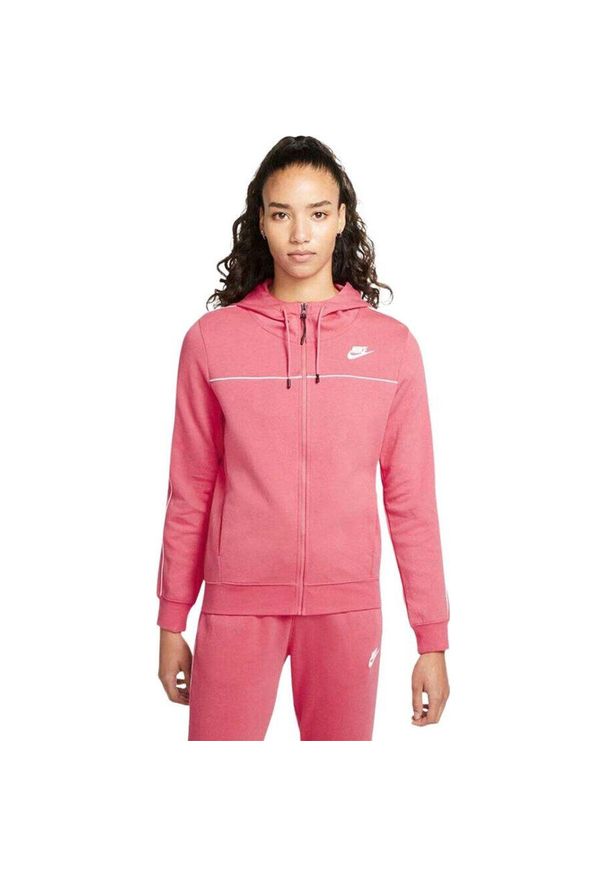 Bluza sportowa damska Nike Nsw Mlnm Essential Flecee FZ Hoody. Kolor: różowy