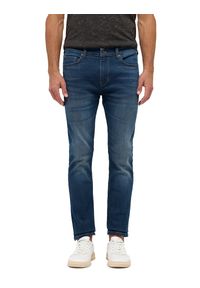 Męskie Spodnie Jeansowe Mustang Style Frisco Skinny Denim Blue 1015854 5000 883