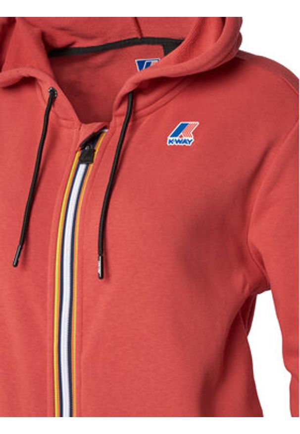 K-Way Bluza Arnel K4115ZW Czerwony Regular Fit. Kolor: czerwony. Materiał: bawełna
