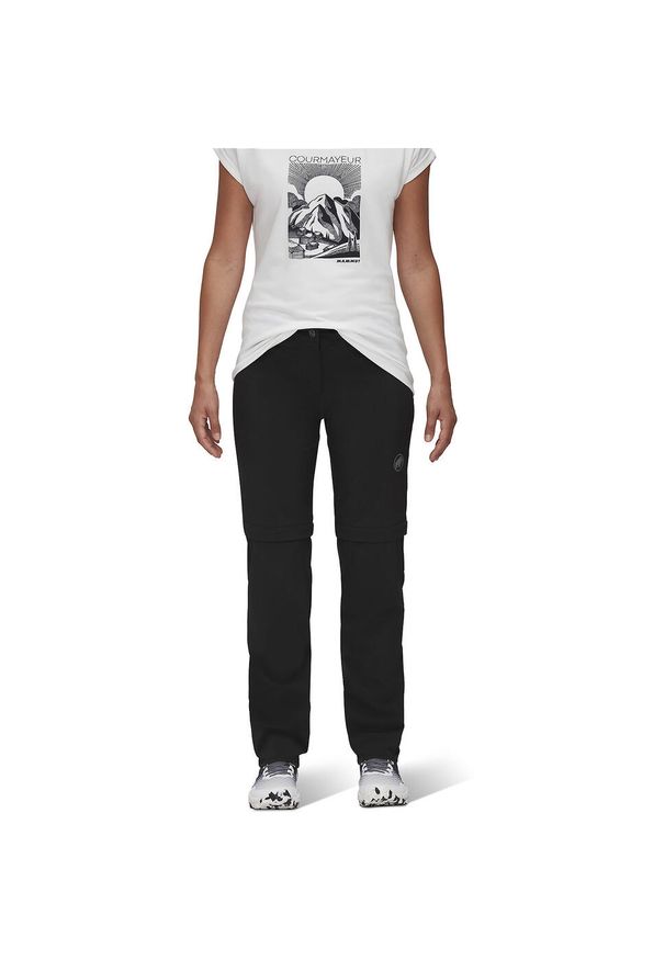 Spodnie damskie Mammut Runbold Zip Off Pants. Kolor: czarny