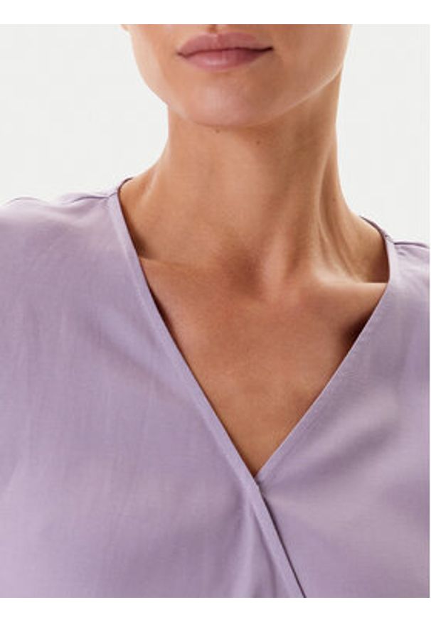 Tatuum Sukienka letnia Ziana T2506.194 Fioletowy Regular Fit. Kolor: fioletowy. Materiał: lyocell. Sezon: lato