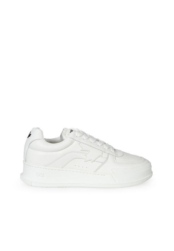DSQUARED2 - Dsquared2 Sneakersy | SNM024835605520 | Mężczyzna | Biały. Okazja: na co dzień. Kolor: biały. Materiał: skóra. Sport: bieganie