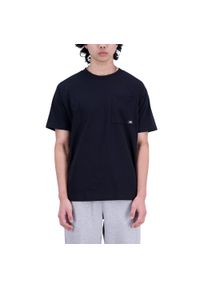 New Balance - T-shirt Essentials Reimagined Rozmiar S Czarny - MT31542BK. Kolor: czarny. Materiał: dzianina, bawełna. Długość rękawa: krótki rękaw. Długość: krótkie. Sport: fitness #1