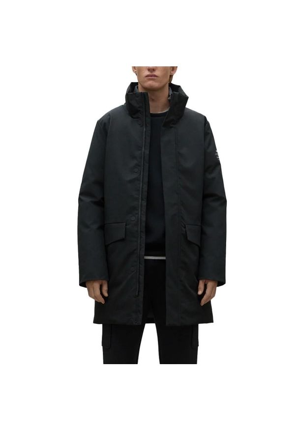 Ecoalf - Kurtka ECOALF MCMGAJKNOSHA02 Czarny. Kolor: czarny. Materiał: tkanina