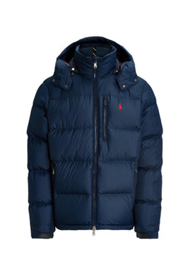 Polo Ralph Lauren Kurtka puchowa 710968278003 Granatowy Regular Fit. Typ kołnierza: polo. Kolor: niebieski. Materiał: syntetyk