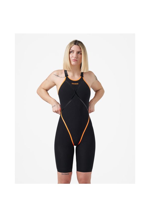 JAKED - Jaked Jkrono Odkryte Plecy Kneeskin - Rozmiar 20. Kolor: wielokolorowy, czarny, pomarańczowy