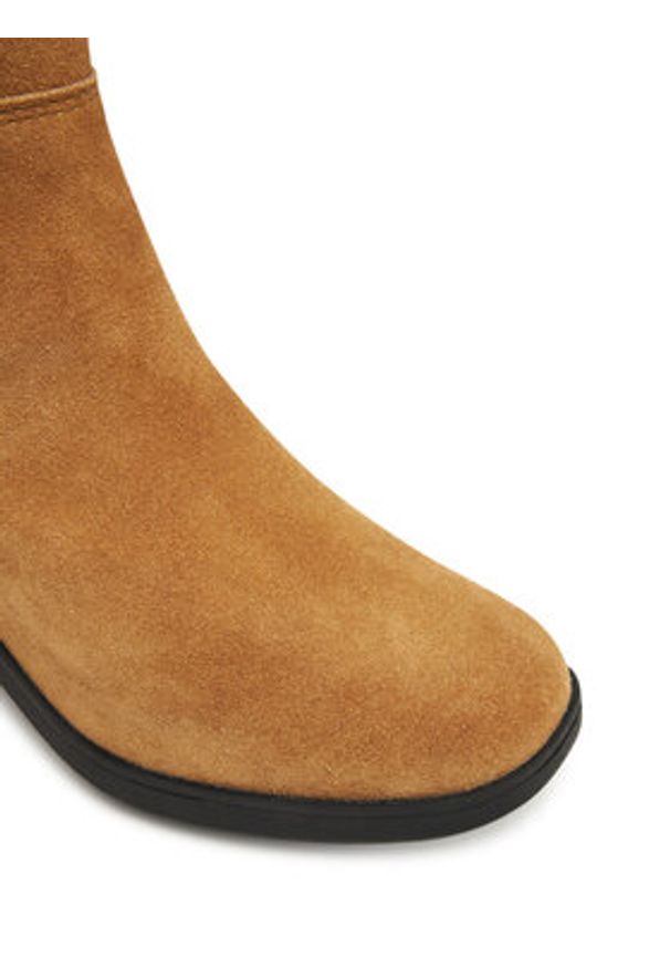Timberland Botki Bellevaux TB0A424XES41 Brązowy. Kolor: brązowy. Materiał: zamsz, skóra