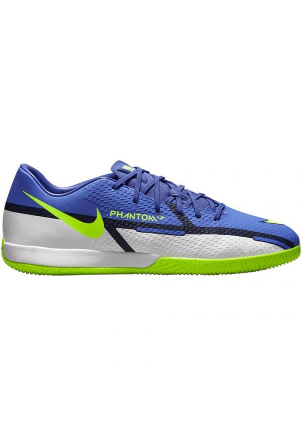 Buty piłkarskie Nike Phantom GT2 Academy Ic M DC0765 570 niebieskie niebieskie. Zapięcie: sznurówki. Kolor: niebieski. Materiał: syntetyk, guma. Szerokość cholewki: normalna. Sport: piłka nożna