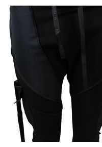 La Haine Inside Us Spodnie "Elcabo-Unisex" | A2232 4M | ELCABO | Kobieta | Czarny. Okazja: na co dzień. Kolor: czarny. Materiał: nylon, elastan, wiskoza. Wzór: aplikacja. Styl: casual #6