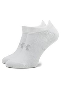 Under Armour Zestaw 6 par niskich skarpet unisex Ua Essential No Show 1370542-100 Biały. Kolor: biały. Materiał: materiał