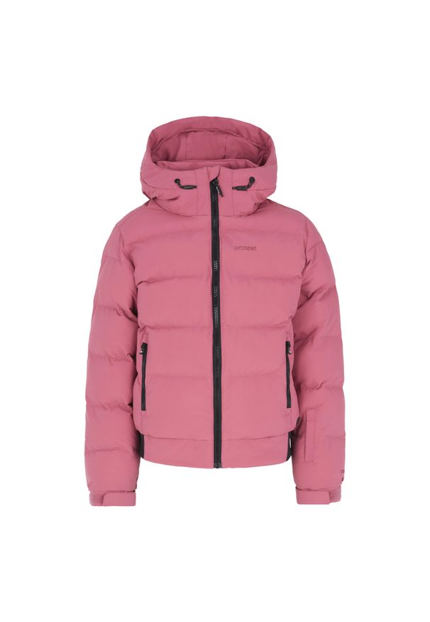 Dziewczęca kurtka narciarska Protest Teliny. Kolor: różowy. Sezon: zima. Sport: narciarstwo
