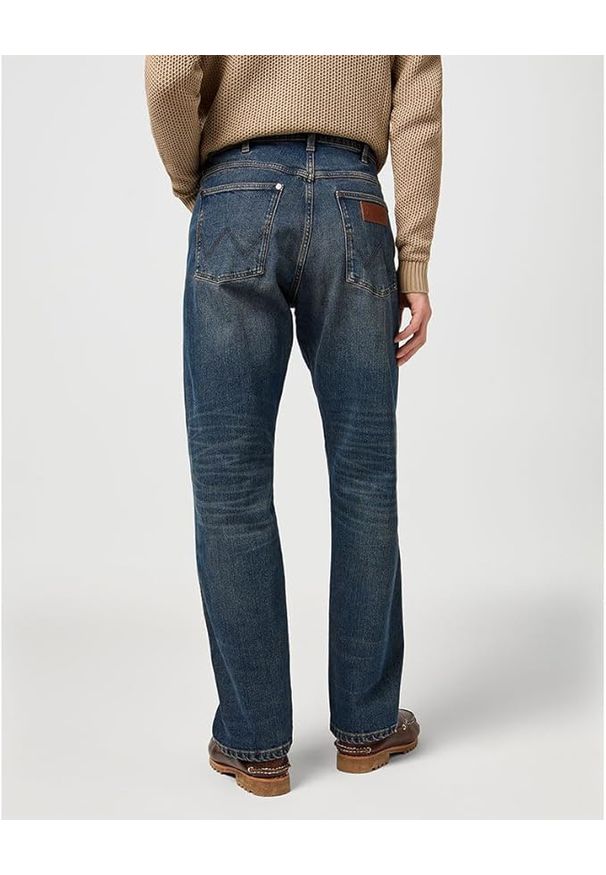 Wrangler - MESKIE SPODNIE WRANGLER FRONTIER SUNLIGHT INDIGO 112364422
