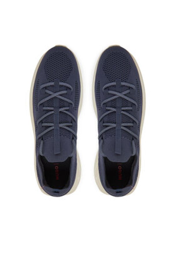 Hugo - HUGO Sneakersy Leon 50553232 Granatowy. Kolor: niebieski. Materiał: materiał