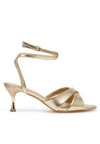Sandały Sergio Bardi. Kolor: złoty #1