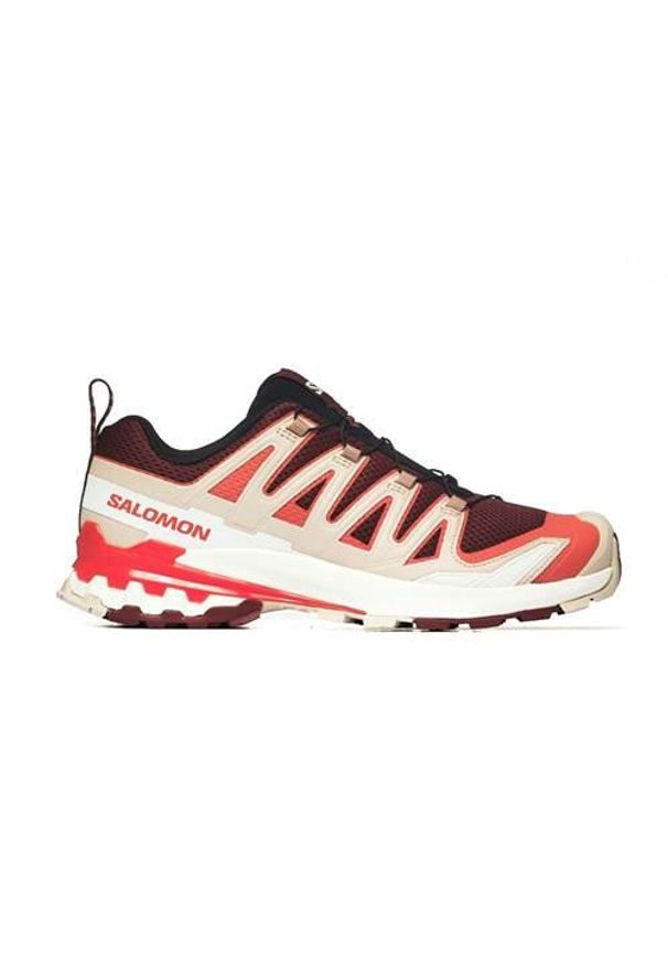 salomon - Buty trekkingowe męskie Salomon Xa Pro 3d V9 Fired. Kolor: wielokolorowy. Materiał: materiał, syntetyk. Szerokość cholewki: normalna. Sport: turystyka piesza