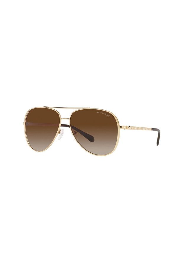 MICHAEL Michael Kors - Okulary przeciwsłoneczne 0MK1101B. Kolor: złoty