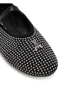 Patrizia Pepe Baleriny PPJ925.01 Czarny. Kolor: czarny. Materiał: materiał #5