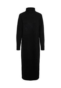 Pieces Sukienka dzianinowa Juliana 17126281 Czarny Regular Fit. Kolor: czarny. Materiał: syntetyk #4
