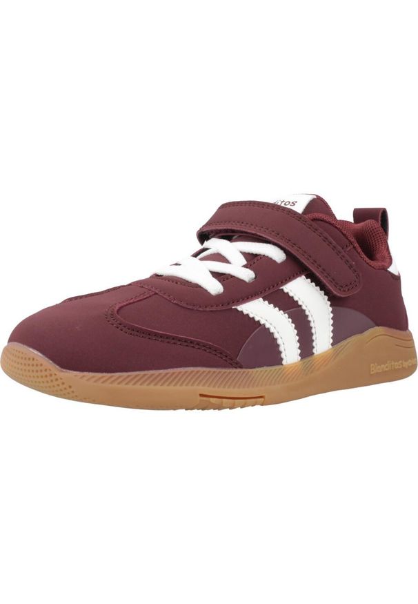 BLANDITOS BY CRIO'S - Buty BLANDITOS ARESBD Bordeaux. Kolor: czerwony. Materiał: tkanina, syntetyk. Sport: turystyka piesza