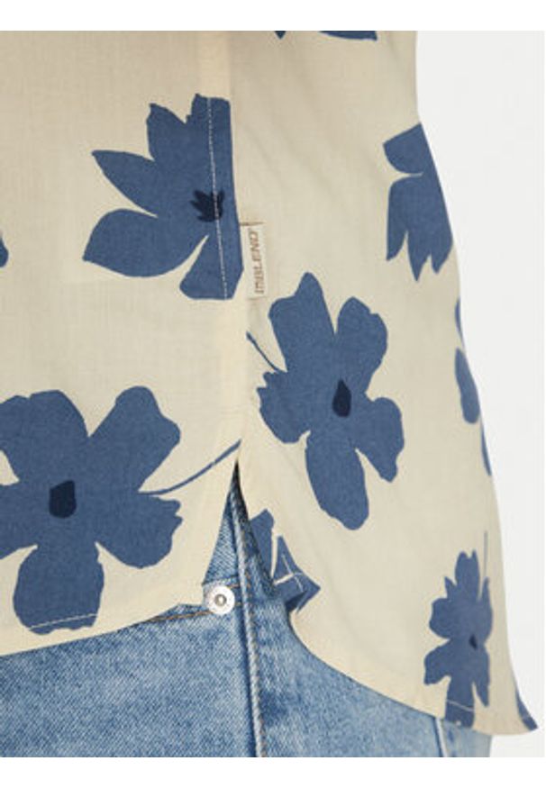 Blend Koszula 20717690 Beżowy Regular Fit. Kolor: beżowy. Materiał: wiskoza