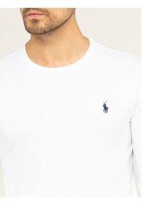 Polo Ralph Lauren Longsleeve Classics 710671468004 Biały Custom Slim Fit. Typ kołnierza: polo. Kolor: biały. Materiał: bawełna. Długość rękawa: długi rękaw