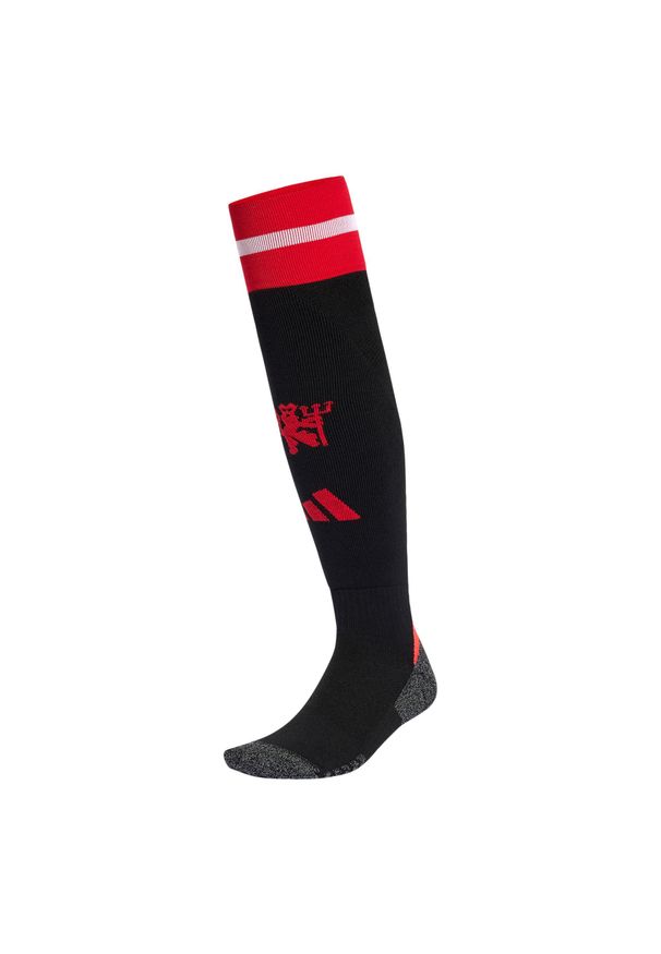 Adidas - Getry Manchester United 24/25 Home. Kolor: czarny. Materiał: materiał