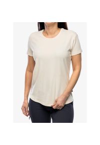 ROYAL ROBBINS - Koszulka bawełniana damska Royal Robbins Basecamp Tee. Kolor: beżowy. Materiał: bawełna