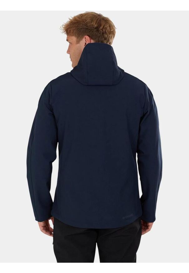 FUNDANGO - Kurtka Softshell Męska Fundango Fairbanks. Kolor: niebieski. Materiał: softshell. Sport: turystyka piesza