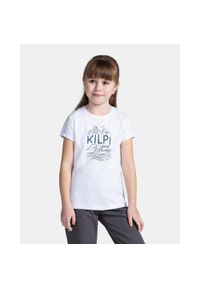 T-shirt dziewczęcy Kilpi MALGA-JG. Kolor: biały #1