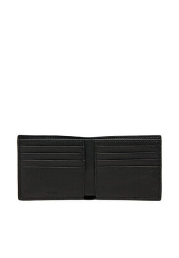BOSS Duży Portfel Męski 50536479 Czarny. Kolor: czarny. Materiał: skóra