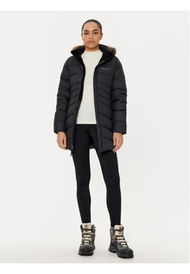 Marmot Płaszcz zimowy Montreal M15838 Czarny Regular Fit. Kolor: czarny. Materiał: syntetyk. Sezon: zima