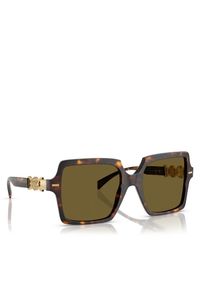 VERSACE - Okulary przeciwsłoneczne Versace. Kolor: brązowy #1