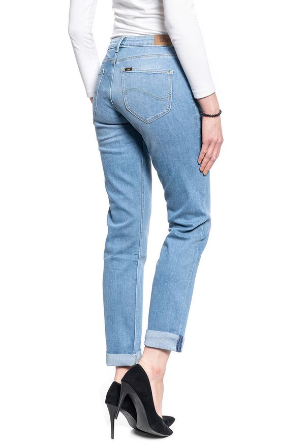 Lee - LEE MARION STRAIGHT DAMSKIE SPODNIE JEANSOWE LIGHT LOU L301QDXJ 112105884