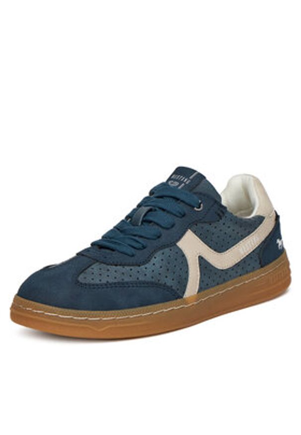 Mustang Sneakersy 1511-302 Granatowy. Kolor: niebieski. Materiał: materiał, syntetyk