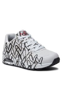 skechers - Skechers Sneakersy Spread The Love 155507/WBGY Biały. Kolor: biały. Materiał: skóra #4