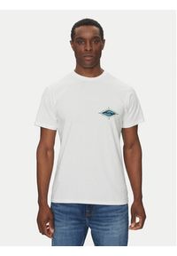 Quiksilver T-Shirt EQYZT08046 Biały Regular Fit. Kolor: biały. Materiał: bawełna #4