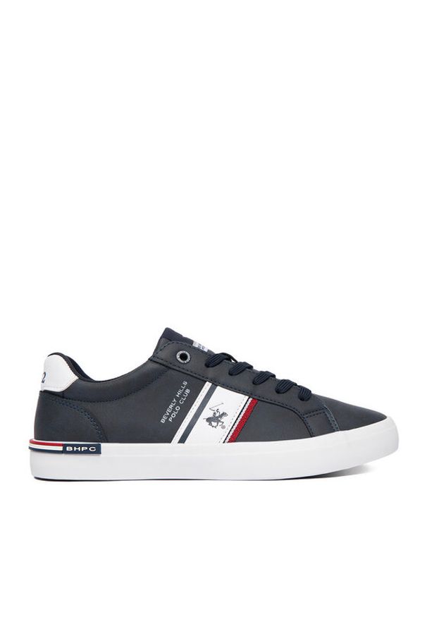 Beverly Hills Polo Club Sneakersy CEO-LUSITANO-01 Granatowy. Kolor: niebieski. Materiał: materiał