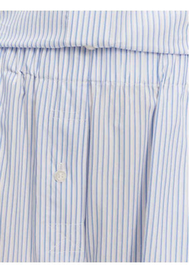 Munthe Spodnie materiałowe Fidda 251142725126 Błękitny Loose Fit. Kolor: niebieski. Materiał: bawełna