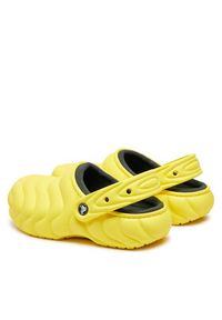 Crocs Klapki Classic Lined Overpuff Clog 210059 Żółty. Kolor: żółty #4