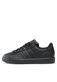 Adidas - adidas Sneakersy Grand Court Cloudfoam GW9198 Czarny. Kolor: czarny. Materiał: skóra. Model: Adidas Cloudfoam #2