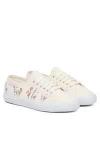 Superga Tenisówki 3750 Flower Embroidery Leggera S8161ZW Biały. Kolor: biały. Materiał: materiał #5