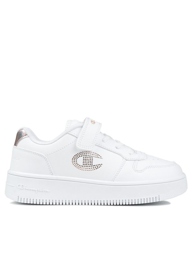 Buty dziewczęce sportowe Champion REBOUND PLATFORM GLITTER. Kolor: biały. Obcas: na platformie